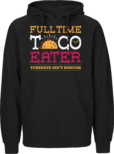 Full Time Taco Eater Funny Vintage Food 