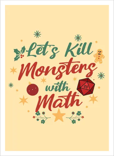 Let's Kill Monsters with Math