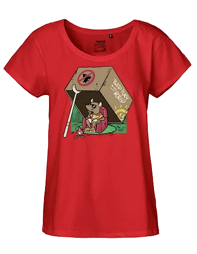 ideal campfire - introvert, trap, mouse, rat, animal, house, home, home sweet home, cool, campfire, hiking, camping, fun, funny, nature, indoor - Fairtrade Girl Shirt