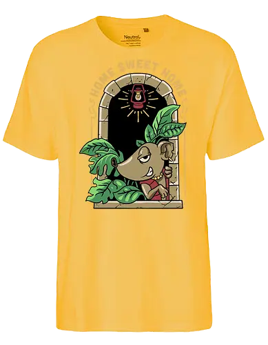 home sweet home  - introvert, trap, mouse, rat, animal, house, home, home sweet home, cool, campfire, hiking, camping, fun, funny, nature, indoor - Fairtrade T-Shirt