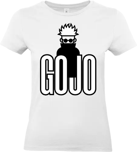 The Limitless Sorcerer - anime streetwear, strongest sorcerer, Japanese pop culture, Gojo Satoru, Jujutsu, minimalist anime shirt, black and white manga art, Gojo silhouette, JJK apparel, minimalist graphic tee, Satoru Gojo merch, clean anime design, manga silhouette, geek fashion - Standard T-Shirt (Women)