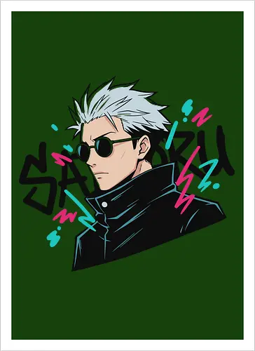 90s Retro Graffiti Anime