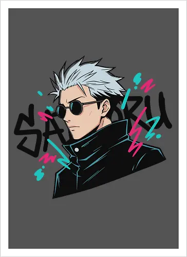 90s Retro Graffiti Anime