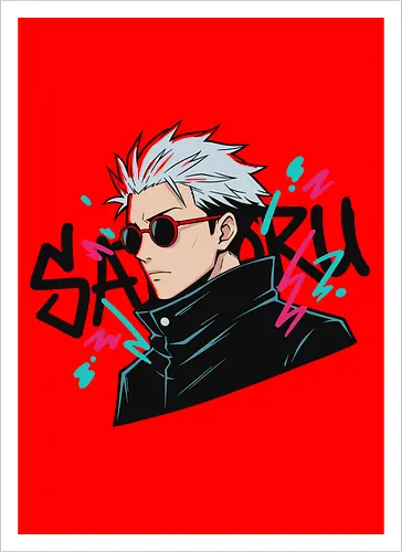 90s Retro Graffiti Anime