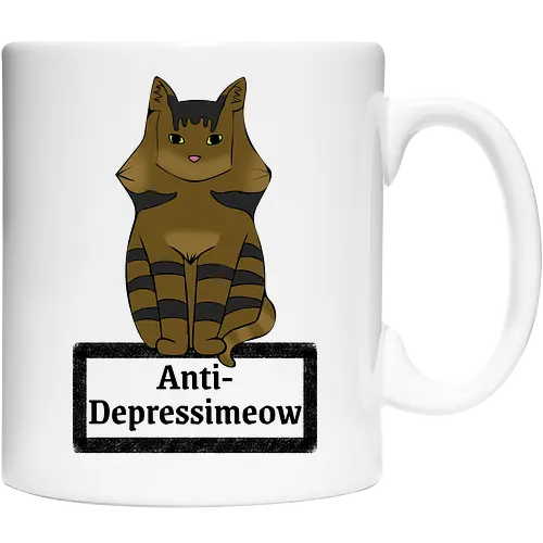 Anti-Depressimeow (schwarz)