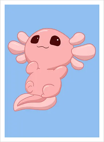 Süßes Axolotl