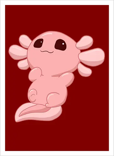 Süßes Axolotl