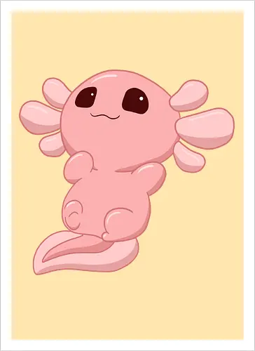 Süßes Axolotl