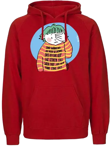 Expressio Praecox - Ringelpullisprüche, Ringeldinger, streifenweise, Spruch, Weisheit, Motivation, Ringelpulli, SprücheShirt, Cartoon Illustration, Statement, Handgezeichnet, Humor, Selbstironie, Streifenpulli, Spruchshirt, deutsch - Fairtrade Hoodie