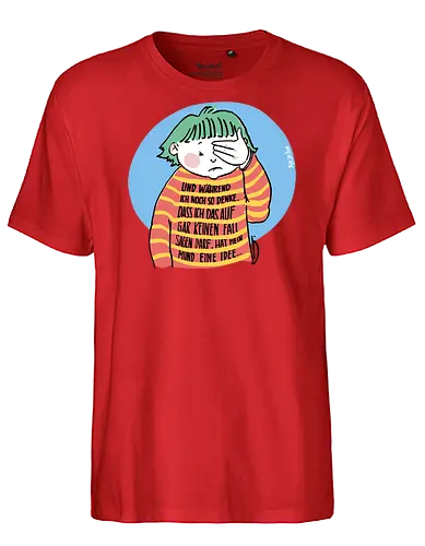 Expressio Praecox - Ringelpullisprüche, Ringeldinger, streifenweise, Spruch, Weisheit, Motivation, Ringelpulli, SprücheShirt, Cartoon Illustration, Statement, Handgezeichnet, Humor, Selbstironie, Streifenpulli, Spruchshirt, deutsch - Fairtrade T-Shirt