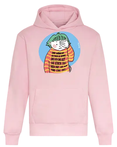 Expressio Praecox - Ringelpullisprüche, Ringeldinger, streifenweise, Spruch, Weisheit, Motivation, Ringelpulli, SprücheShirt, Cartoon Illustration, Statement, Handgezeichnet, Humor, Selbstironie, Streifenpulli, Spruchshirt, deutsch - Heavyweight Hoodie