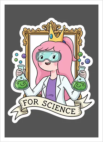 Für die Wissenschaft! Rosa Prinzessin als Wissenschaftlerin