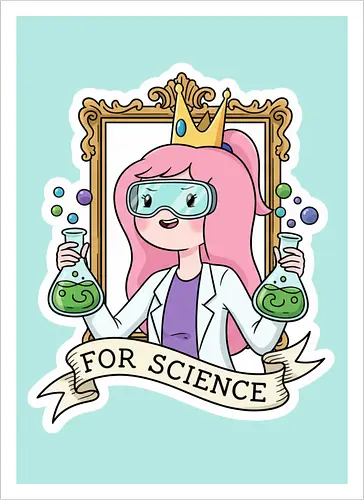 Für die Wissenschaft! Rosa Prinzessin als Wissenschaftlerin