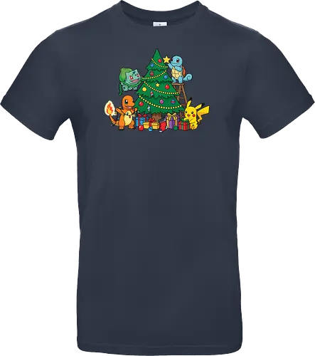 Pocket Christmas Tree Helpers - Festive Kanto Starters Design