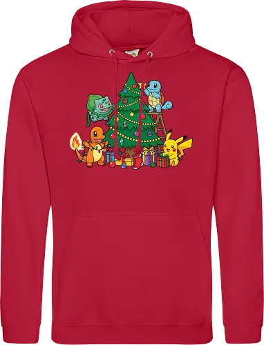 Pocket Christmas Tree Helpers - Festive Kanto Starters Design