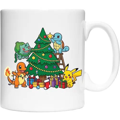 Pocket Christmas Tree Helpers - Festive Kanto Starters Design