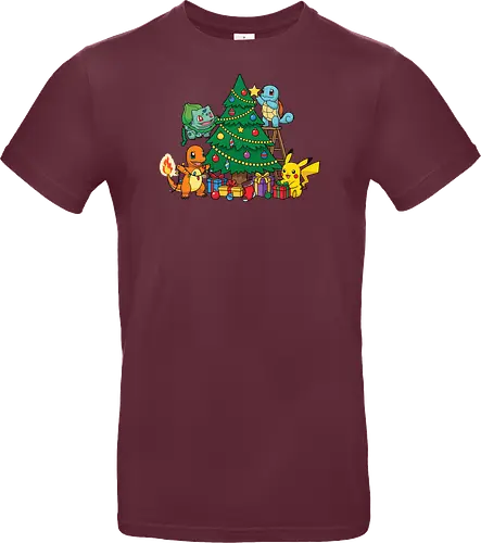 Pocket Christmas Tree Helpers - Festive Kanto Starters Design