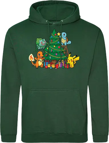 Pocket Christmas Tree Helpers - Festive Kanto Starters Design