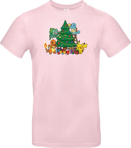 Pocket Christmas Tree Helpers - Festive Kanto Starters Design