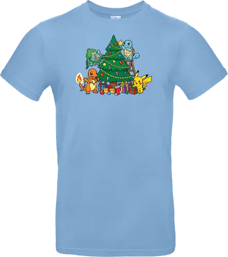 Pocket Christmas Tree Helpers - Festive Kanto Starters Design