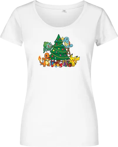 Pocket Christmas Tree Helpers - Festive Kanto Starters Design