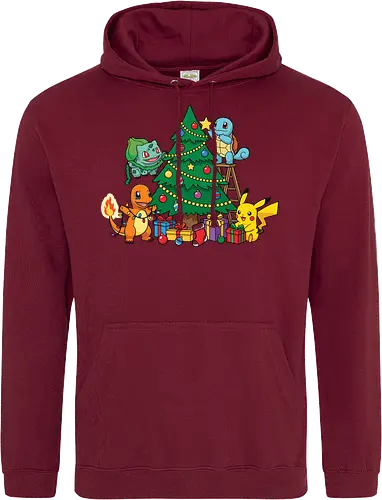 Pocket Christmas Tree Helpers - Festive Kanto Starters Design