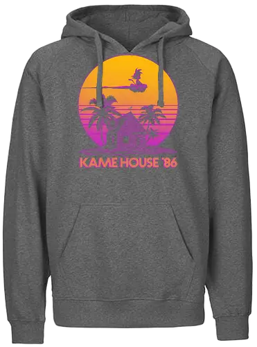 Kame House 86 - Dargon Ball, Kame House, Goku, Nimbus Cloud - Fairtrade Hoodie