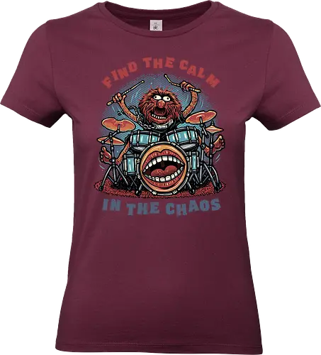 Find the Calm in the Chaos - Musical, characters, comedy, puppet, TV show - Standard T-Shirt (Women)