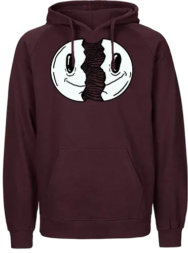 Smile open - Smile, smil, open, fun, comic, carton, humor, schwarz, weiß, grussel - Fairtrade Hoodie