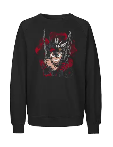 ASTA DEMON - blackclover, anime, asta, demon - Fairtrade Sweatshirt