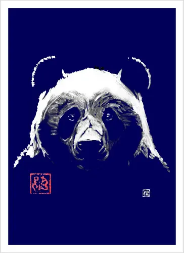 panda - panda, sumie, japan - Artprint