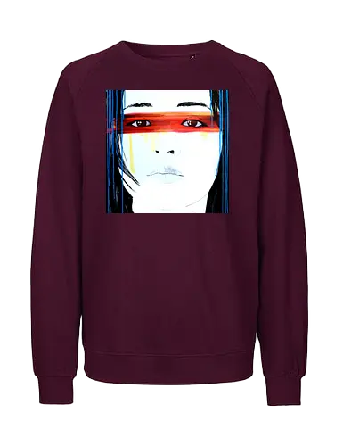 tribal noriko - noriko, sumie, japan, woman - Fairtrade Sweatshirt