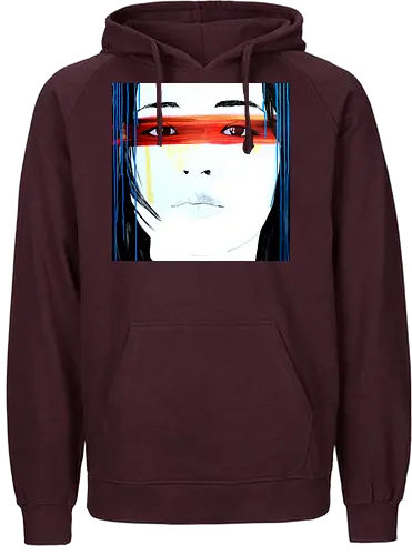 tribal noriko - noriko, sumie, japan, woman - Fairtrade Hoodie