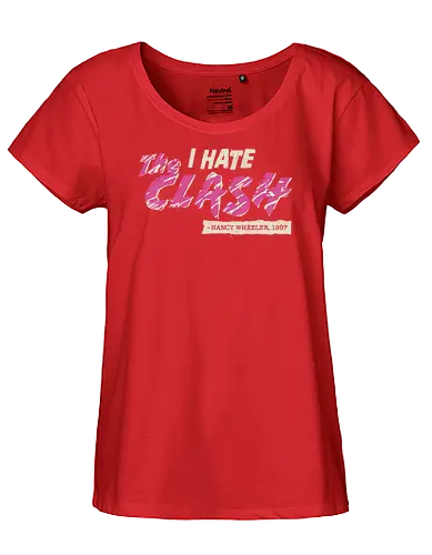 I fought the truth - Strange, the clash, nancy wheeler, upside down - Fairtrade Girl Shirt