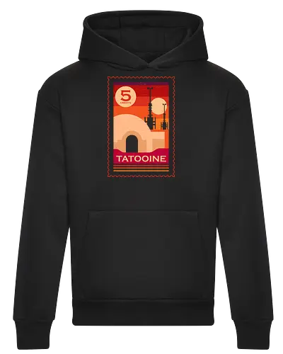 Twin Suns Retro Postage Stamp