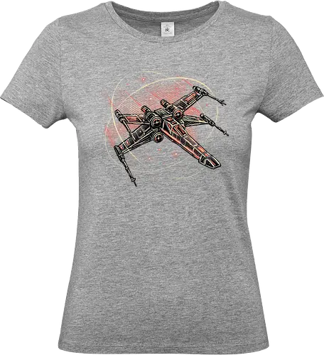 Blazing through the galaxy - Film, movie, galactic, galaxy, sci-fi, science fiction, space - Standard T-Shirt (Women)