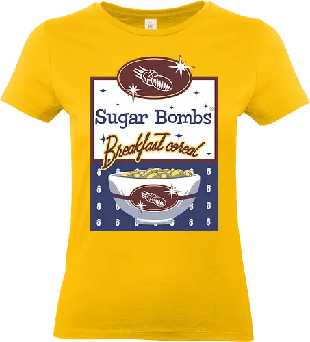 Sugarbombs - sugar, bombs, cereal, nuclear, fallout - Standard T-Shirt (Women)