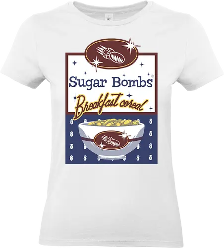 Sugarbombs - sugar, bombs, cereal, nuclear, fallout - Standard T-Shirt (Women)