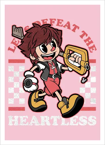 Game Mascot Hearts Key