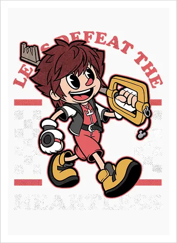 Game Mascot Hearts Key