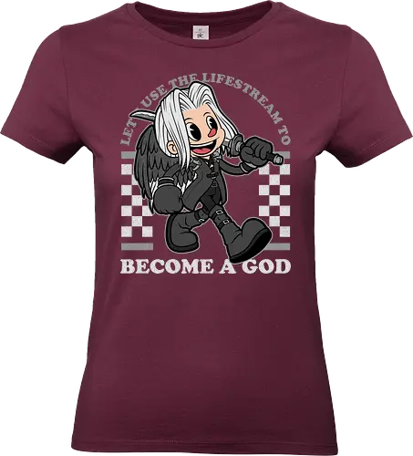 Game Mascot Soldier Boss - Video Games, Video Game, Game, Games, Gamer, Mascot, Retro, Vintage, Retro Vintage, Retro Gamer, Retro Cartoon, Adventure, Fantasy, Rpg, Katana, Game Mascot, Cyberpunk - Standard T-Shirt (Women)
