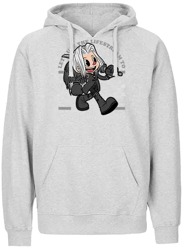 Game Mascot Soldier Boss - Video Games, Video Game, Game, Games, Gamer, Mascot, Retro, Vintage, Retro Vintage, Retro Gamer, Retro Cartoon, Adventure, Fantasy, Rpg, Katana, Game Mascot, Cyberpunk - Fairtrade Hoodie