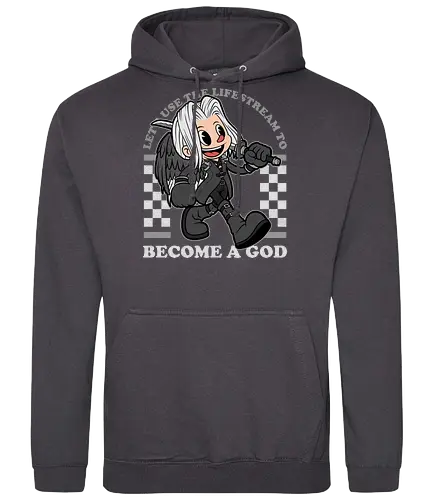 Game Mascot Soldier Boss - Video Games, Video Game, Game, Games, Gamer, Mascot, Retro, Vintage, Retro Vintage, Retro Gamer, Retro Cartoon, Adventure, Fantasy, Rpg, Katana, Game Mascot, Cyberpunk - Standard Hoodie