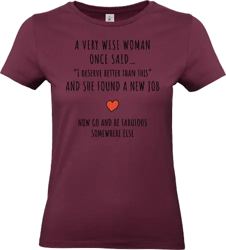 Motivierendes Karrierewechsel-Design - weises frauen zitat, motivationszitat, karrierewechsel zitat, inspiration neuer job, persönliches wachstum botschaft, frauen empowerment zitat, positive affirmation, inspirierende typografie, persönliches wachstumsdesign, lebensveränderung motivation, selbstvertrauen zitat, stärkende worte, klares motivationszitat, elegantes zitat design, inspirierender spruch - Standard T-Shirt (Women)