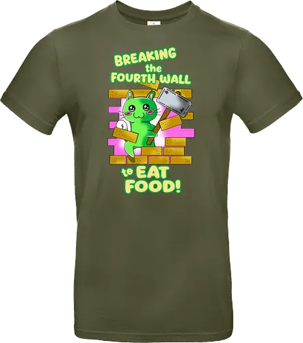 Kawaii-Katze für Feinschmecker und Food-Liebhaber