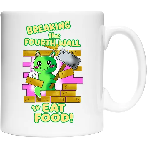 Kawaii-Katze für Feinschmecker und Food-Liebhaber