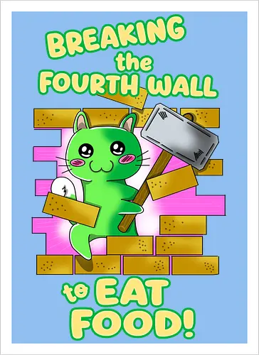 Kawaii-Katze für Feinschmecker und Food-Liebhaber