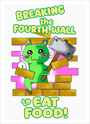 Kawaii-Katze für Feinschmecker und Food-Liebhaber