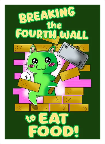 Kawaii-Katze für Feinschmecker und Food-Liebhaber