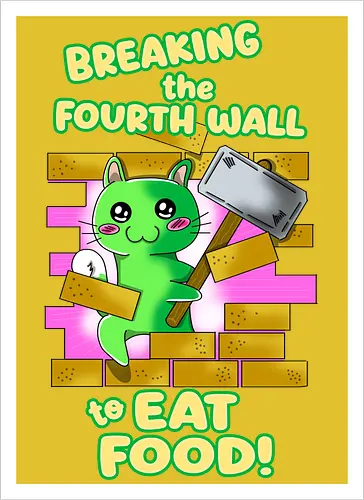 Kawaii-Katze für Feinschmecker und Food-Liebhaber